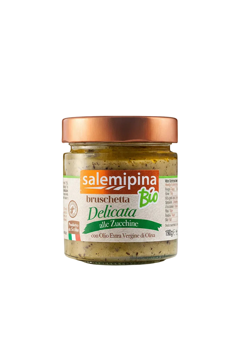 Bruschetta Salsa cu Dovlecei BIO Vegana, SalemiPina, 190 gr