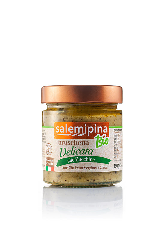 Bruschetta Salsa cu Dovlecei BIO Vegana, Salemi Pina, 190 gr