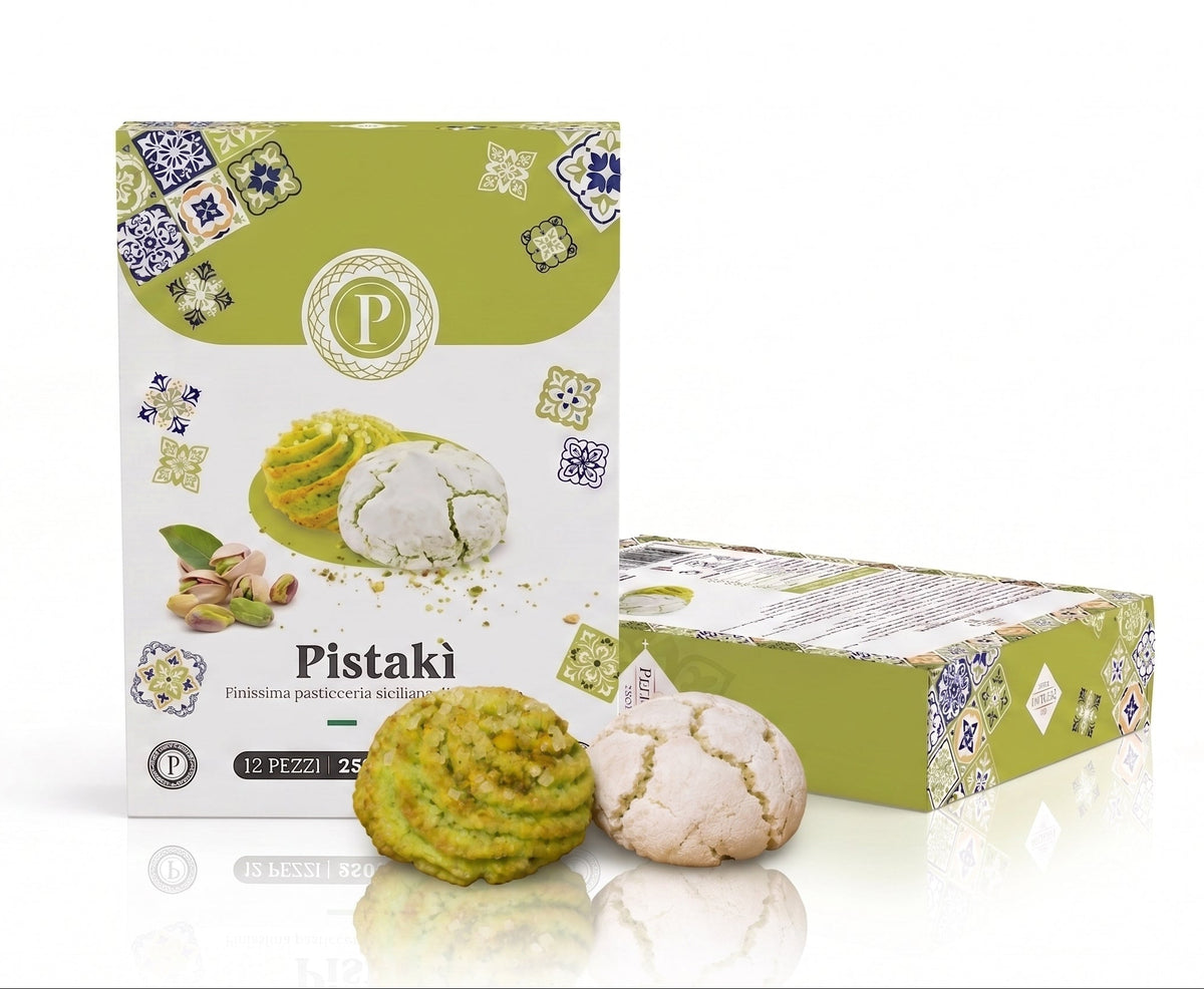 Biscuiti Fragezi din Faina de Fistic si Migdale, PELUSO, 250 gr