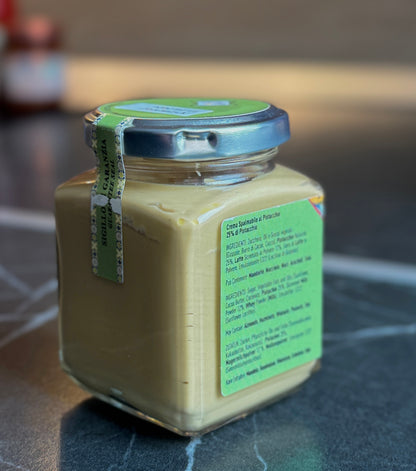 Crema Tartinabila dulce de FISTIC, Sicilia, PELUSO 200 gr