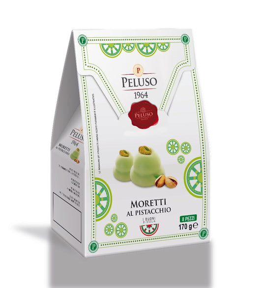 Fursecuri Moretti cu Crema de Fistic, Artizanale, PELUSO 170 gr