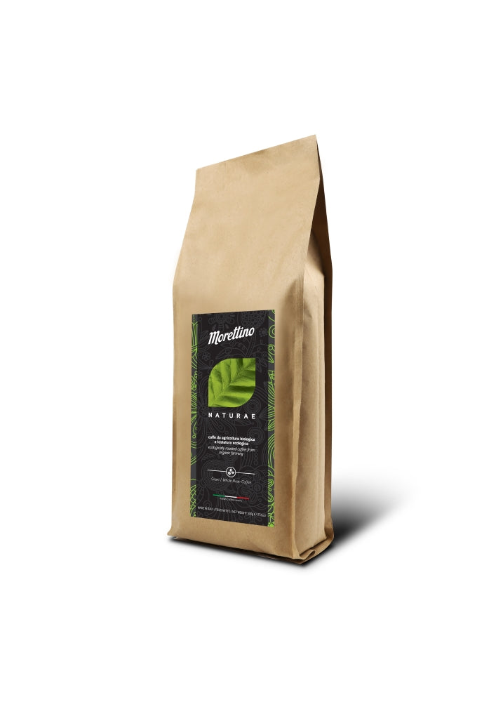 cafea organica, cafea boabe prajita organica, cafea bio, cafea bio boabe, cafea italiana, cafea bio naturae Morettino 500 gr, cafea prajita moretinno.