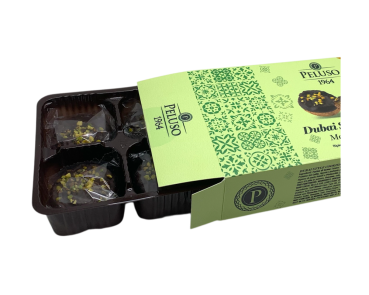 Biscuiti DUBAI COOKIES cu Fistic, Ciocolata si Kataif, PELUSO 230 GR