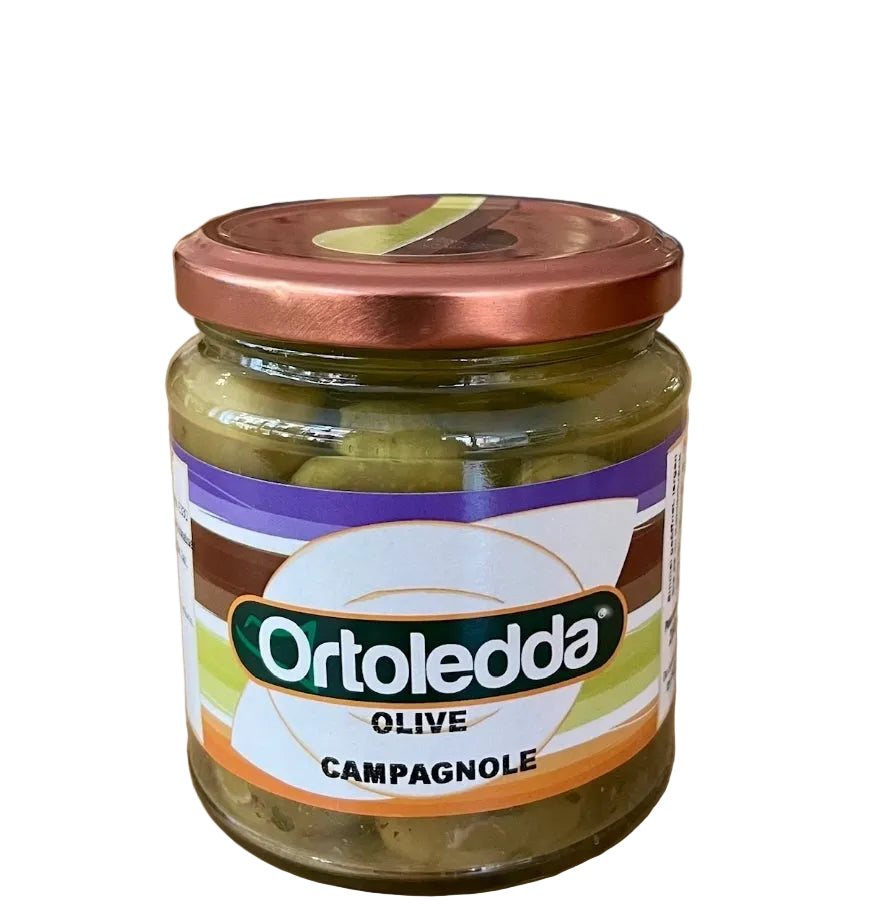 Masline Verzi Siciliene Zdrobite, in ulei, Ortoledda, 280 gr