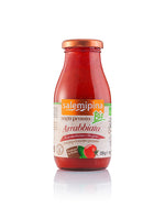 Sos Arrabbiata Roșii Cherry BIO și ulei de măsline extravirgin, SalemiPina, 250 gr