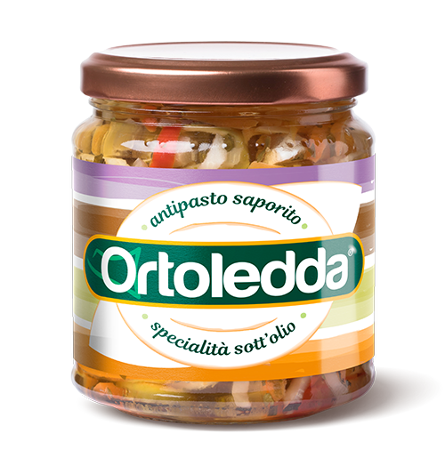 Aperitiv din legume crocante, in ulei, Ortoledda, 280 gr