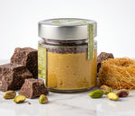crema fistic cu ciocolata kataif