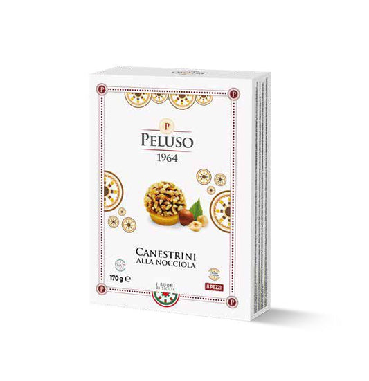 Fursecuri cu Crema de Alune de Padure, Artizanale, Canestrini, PELUSO 170 gr