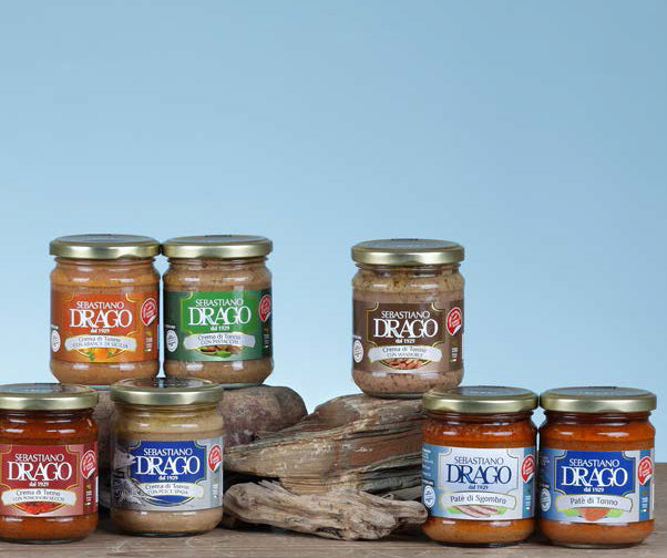 Cremă de Ton cu Fistic, în ulei de măsline, Sicilia, DRAGO, 130 gr