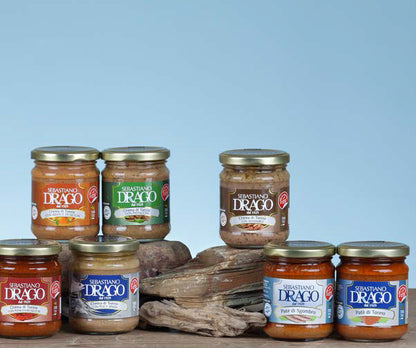 Cremă de Ton cu Fistic, în ulei de măsline, Sicilia, DRAGO, 130 gr