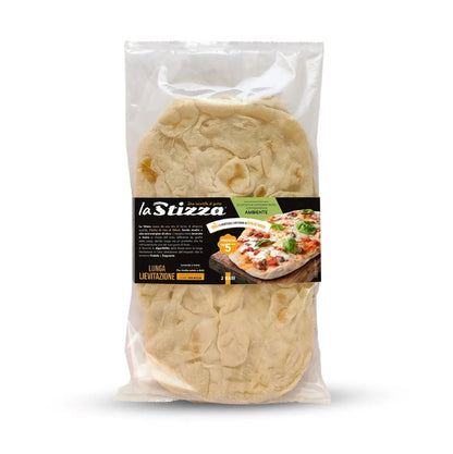 Pachet cu 2 Blaturi precoapte de PIZZA tip Pinsa, din faina de calitate superioara, La Stizza PANGUSTO, 2x250 gr
