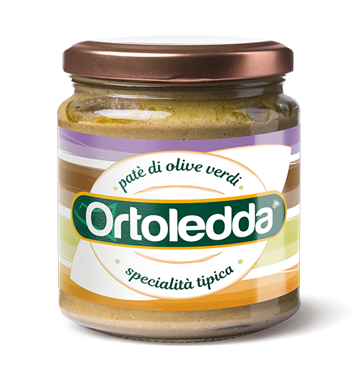Pasta din Masline Verzi cu menta, patrunjel si usturoi, Ortoledda, 190 gr