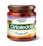 Ardei usor picanti umpluti cu Ton, in ulei, Ortoledda, 280 gr
