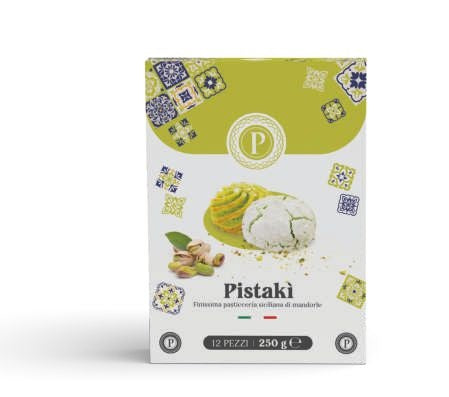 Biscuiti Fragezi din Faina de Fistic si Migdale, Artizanali, PELUSO, 250 gr