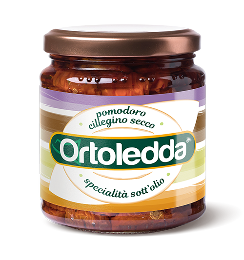 Rosii Cherry Uscate la Soare, in ulei, Sicilia, Ortoledda, 280 gr